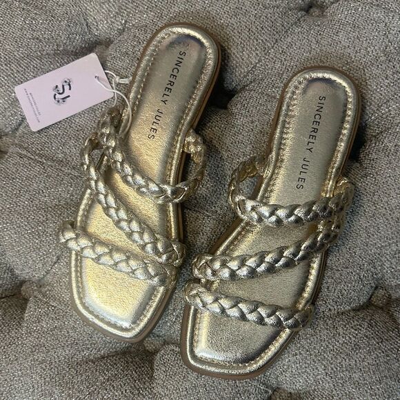 Braided‎ Slide Sandals - Picture 2 of 12